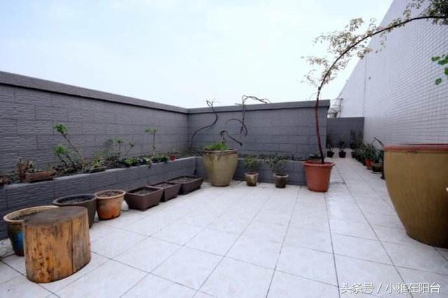 There is a roof terrace that grows flowers, vegetables and fruit trees into a beautiful and comfortable little garden.