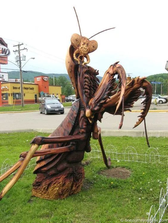 Strange sculptures, strange sculptures have never been seen before, they are too precious.