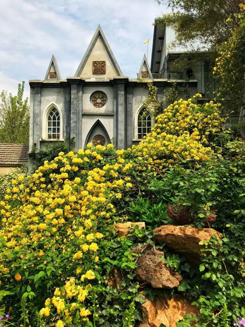 The 68-year-old man spent 10 years transforming the abandoned forest farm into a beautiful garden, which amazed foreign magazines.