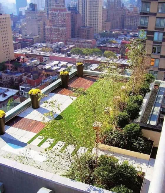 14 roof design cases want a hanging garden? A penthouse terrace can be achieved.