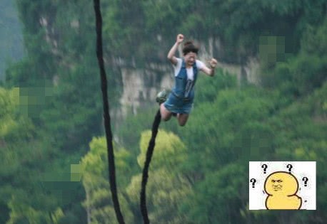 Douyin celebrities chose to challenge bungee jumping in order to motivate themselves to learn. As a result, they lost two things.