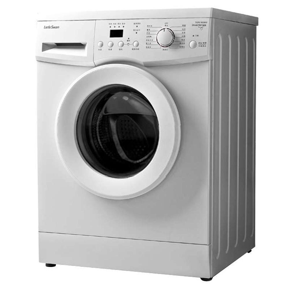 The washing machine dries clothes like an earthquake cushion with a pedestal that makes less noise.