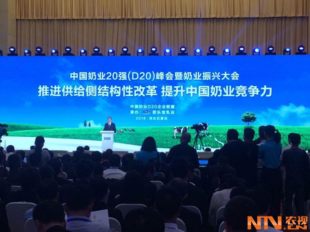 Opening of Summit and Revitalization Conference of China's Top 20 Dairy Industry (D20)