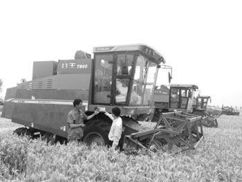 Don't worry about the new wheat harvester for summer harvest and press to report for repair.