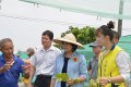 Rescue vegetable farmer Yunlin County Mayor Zhang Lishan called on the central government to start agricultural natural disaster relief